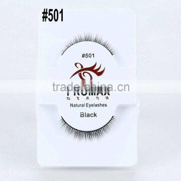 new design 3D high quality synthetic strip false eyelashes extension