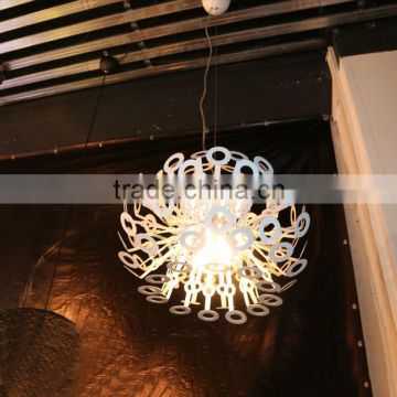 Decorative White Dandelion Hanging Lights with High Quality for Living Room