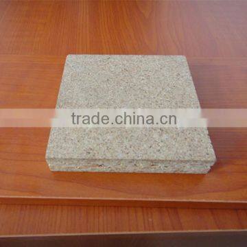 Plain/Raw Colored Chipboard with melamine veneer laminated