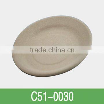 7 inch Bamboo Pulp Food Packing Plates