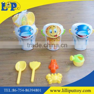 Popular plastic beach toy sea aniaml bucket