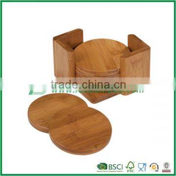 Circle Bamboo Wooden Coasters