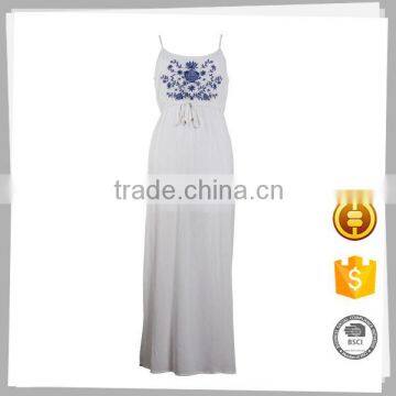 Clothes supplier Best selling party wear white long dresses for women