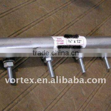 Full stainless steel repair clamp for pipe