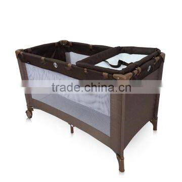 Playard Baby Travel Portable Wheeled Crib Playpen Infant Travel Cot Baby Playpen photo-5