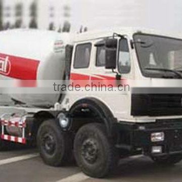 Beiben mixer truck 31ton 380hp 8X4 drive Mercedes Benz technology