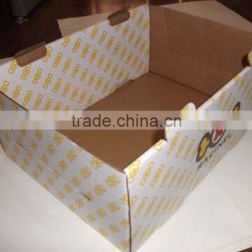 corrugated paper box for fruit package