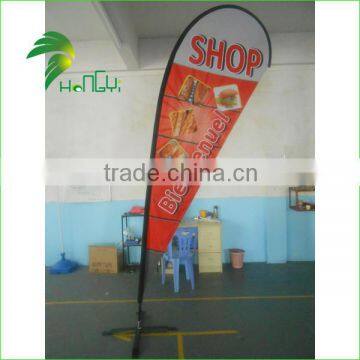 customized big flag for food industry advetising