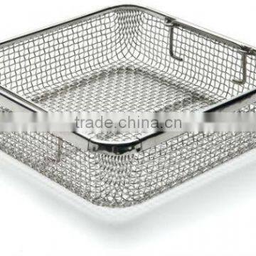 Mesh Tray With Drop Handles 25x25x7cm