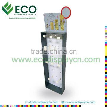 Paper Material Corrugated Hanging Display, Cardboard Hook Display