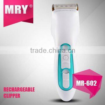 2015 Rechargeable hair clipper /hair trimmer with ceramic moving blades/cordless hair clipper