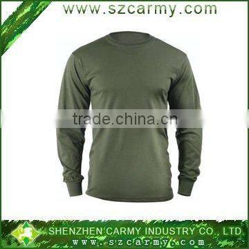 100%cotton olive green military T-shirt/ army T-shirt/ tactical T-shirt