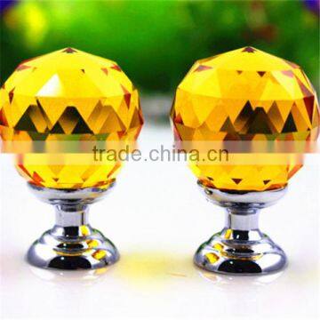 Cheap price different colors yellow crystal shift knob