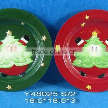 7.3"Santa plates