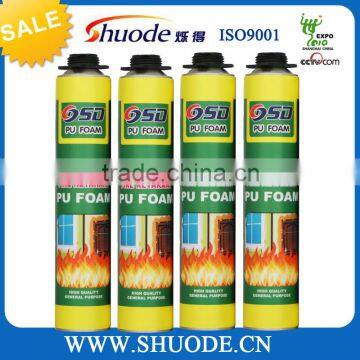 High performance light yellow 750ml polyurethane filler for cold weather use