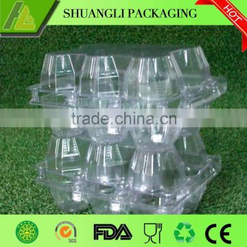 PVC plastic egg packaging cartons tray