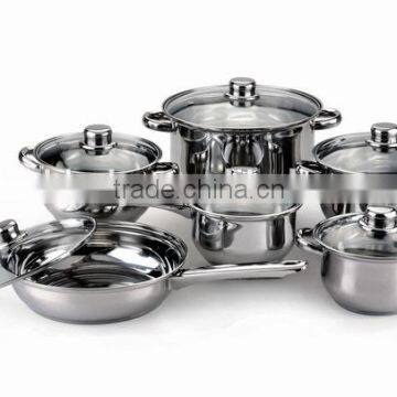 12pcs stainless steel cookware set,happy baron,supplier for BEKKER                        
                                                                                Supplier's Choice