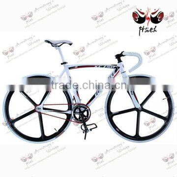 new arrival !black and white 700c single speed cheap fixed gear bike for sale