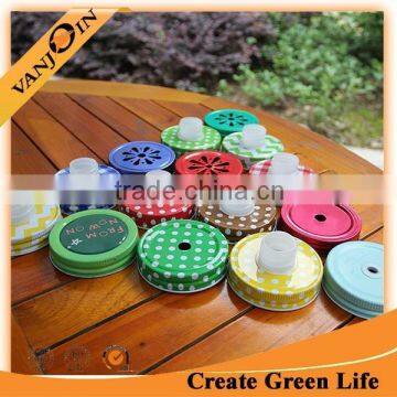 New Design Colorful Mason Jar Cap 70mm photo-2