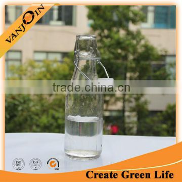 Promotional Flip Top Clear Bottle 250ml