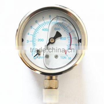 Liquid Filled Screw Type Pressure Gauge