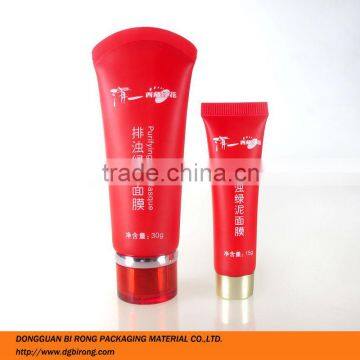 Red Mud Mask Tube Cosmetic Packaging