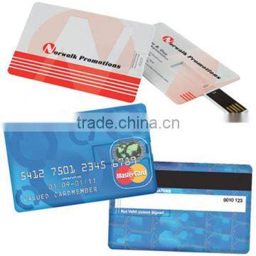 Custom Credit Card Size USB Flash Drive (8GB)