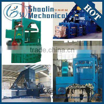 Resource-saving hydraulic cardboard bundling machine with high performance