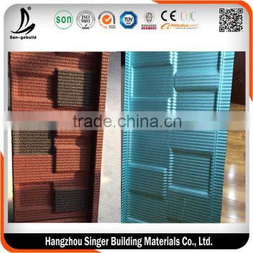 SGB Stone Coated Alu Zinc Roof Sheets / Metal Roof Tile Price