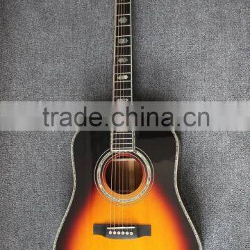 D45 All Solid Acoustic Electric Guitar With Fishman EQ in Sunburst Colour