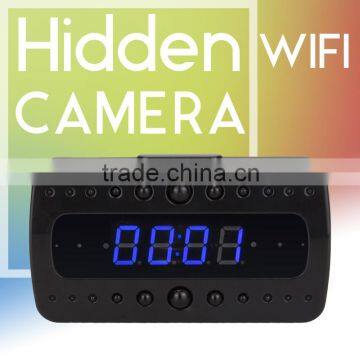 Vitevision network Table Alarm Clock wifi wireless hidden camera with voice recorder