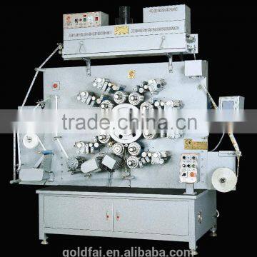 8 colors Multi Color Double Side satin tape printing machine