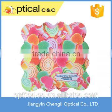100% polyester micro fiber lens cleaning cloth with full color printing
