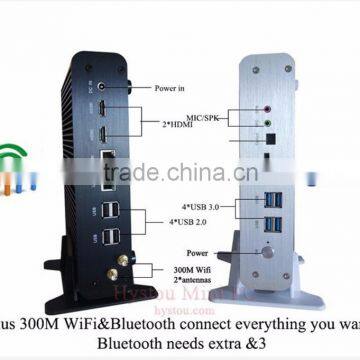 2016 Best pc Intel Core I7-5650U Barebone Fanless Mini PC i7 4M Cache up to 3.20 GHz Support HD 4K Resolution Wifi photo-5