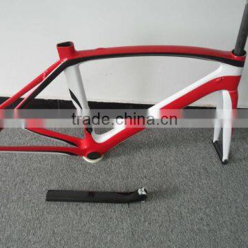 OEM service 49/52/54/56/58/61cm inner routing super light carbon road bicycle frame