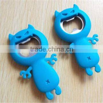 wholesale hot selling creative design silicone wine bottle opener , beer bottle opener