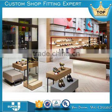 Factory Outlet Hot Sale Customized Painted Wooden Ladies Shoes Display