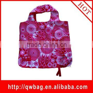 210D polyester foldable shopping bag