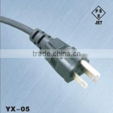 Japan PSE approval JIS plug three pin with 15A,125V