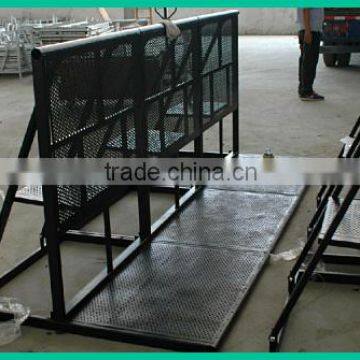 high quality aluminum crowd control barricade