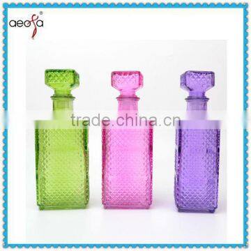 spray color beautiful glass wine decanter