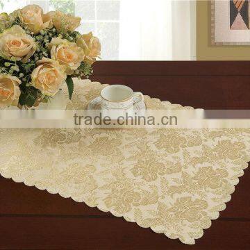 Dobby Striped Table Linens/ Polyester Tablecloth/Jacquard Tablecloth photo-4