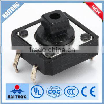 250V hot selling tact switch 4pin head push button tact switch,china supplier