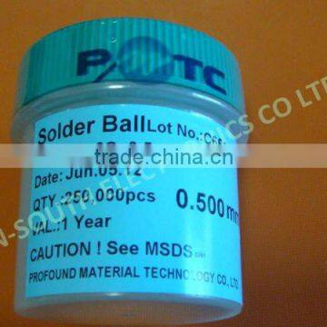 Lead Free BGA solder ball 0.5mm BGA reballing solder balls 250k pcs