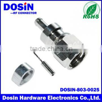 rf connector plug crimp for rg58 f connector