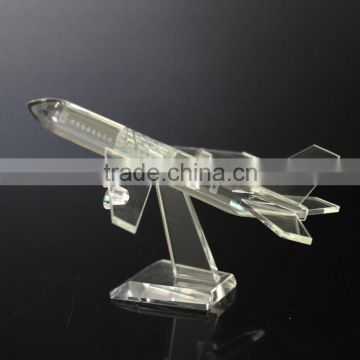 Personalized crystal passenger plane model on sale