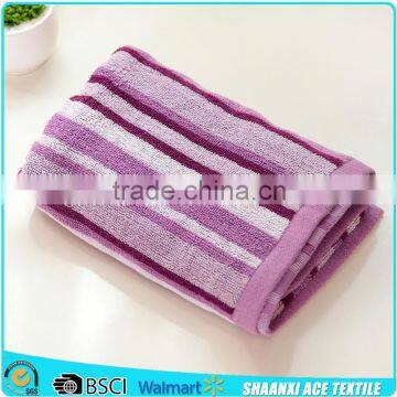 100% pure cotton yarn-dyed color stripes woven bath towel stripes shower towel after bath