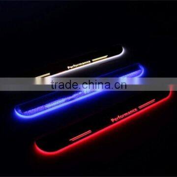 LED moving door palte lights for BMW X3 car LED moving door scuff light ed door sill plate lamps