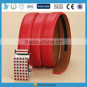 wholesale cheap fashionable genuine leather belt with automatic buckle