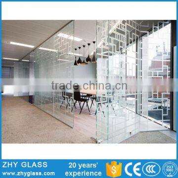 Factory Price Glass Parititon Decorative Coated Glass